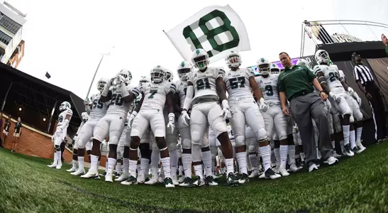 Football Team Huddle at Wake Forest