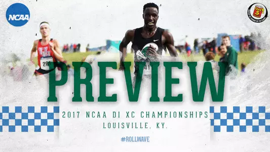 XC - 2017 Rotich at NCAA South Central Regional Finish Graphic