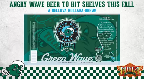 Green Wave Beer Graphic