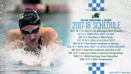 Swimming Schedule 2017-18