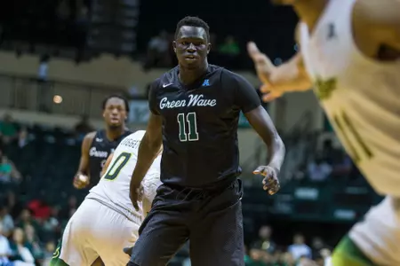 South Florida Bulls during a game against Tulane Green Wave on Saturday February 24, 2018 in Tampa, Florida.