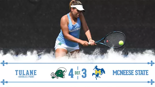 Women's Tennis Score Graphic