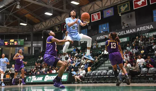 Arsula Clark LSU Layup