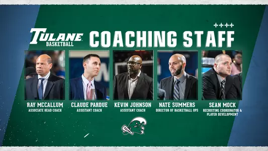 Tulane MBB Coaching Staff 2019