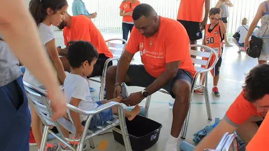 ron hunter samaritan's feet shoe distribution