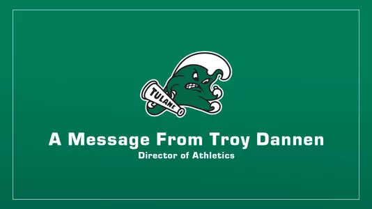 a message from Troy Dannen