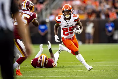 Dontrell Hilliard on Browns