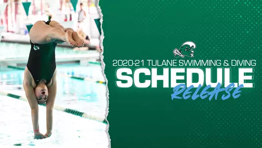 Swimming & Diving Schedule Release Graphic