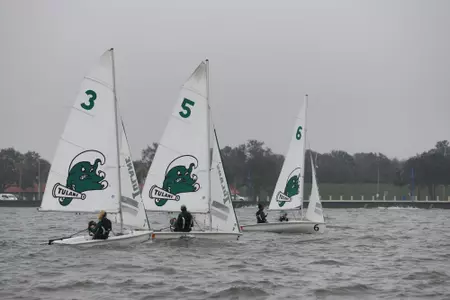 Three Boats Sailing