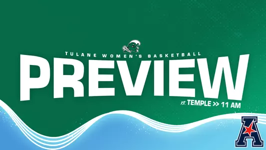 Preview WBB vs. Temple AAC Tourney 2021