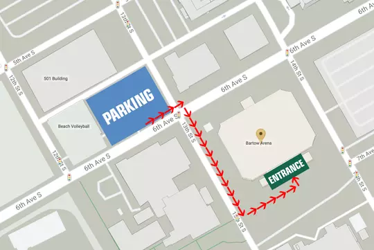 Volleyball Parking/Entry