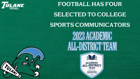 2023 Football College Sports Communicators Academic All-District
