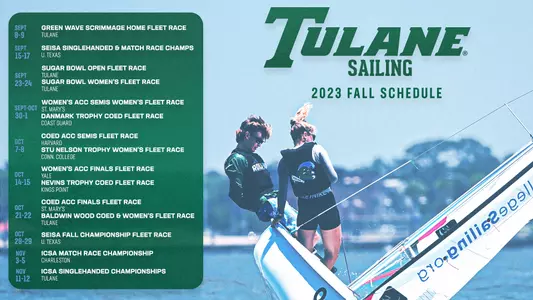 Sailing Fall 23 Schedule
