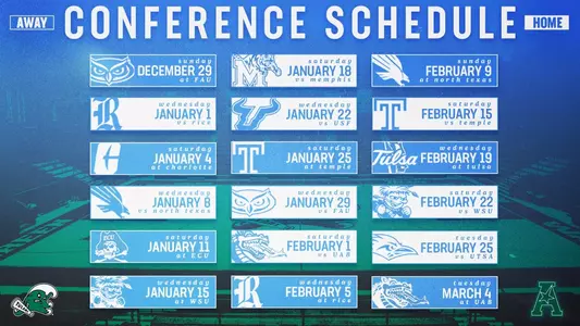 Revised WBB Conference Schedule