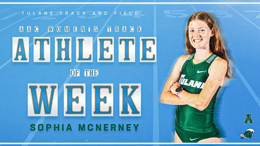 Sophia McNerney - AAC Track Athlete of the Week - 22024