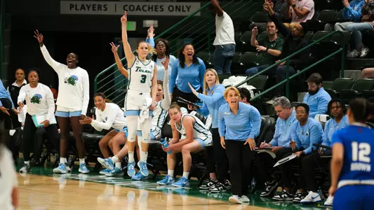 WBB Bench Celebration