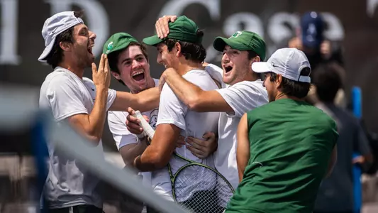 Men's Tennis AAC Celebration