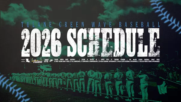 2026 Baseball Schedule Release Graphic
