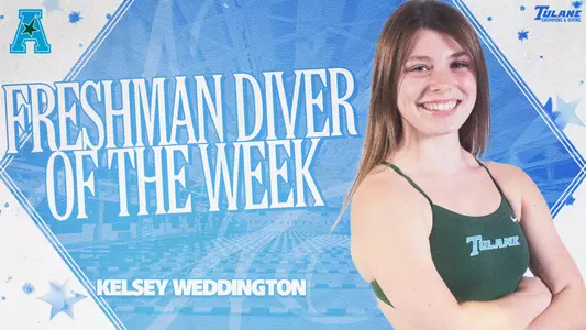 Kelsey Weddington - AAC Freshman Diver of the Week - 20425