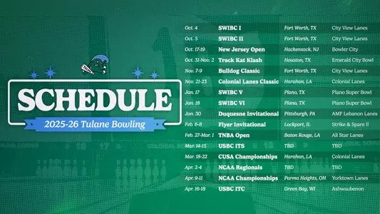 Bowling Schedule