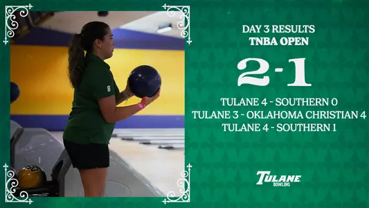 TNBA Open Day 3 Results
