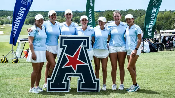 Tulane Golf team photo at the 2026 American Conference Championship.