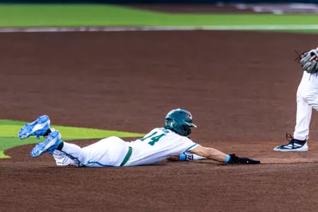 NEW ORLEANS, LA - MARCH 31 2026 ; Photo by Gregory Guignon -
Context: Tulane secured a 6-2 win over Nicholls, taking control early with a quick lead and never letting go. The Green Wave combined efficient pitching with timely hitting, setting the tone from the opening innings. Nicholls pushed back later in the game, but Tulane’s early momentum and steady execution carried them through for a solid home victory.