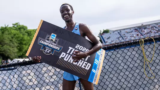 Silas Kiptanui NCAA Outdoor Ticket Punched