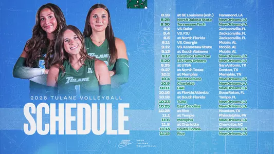 Updated 2026 VB Schedule