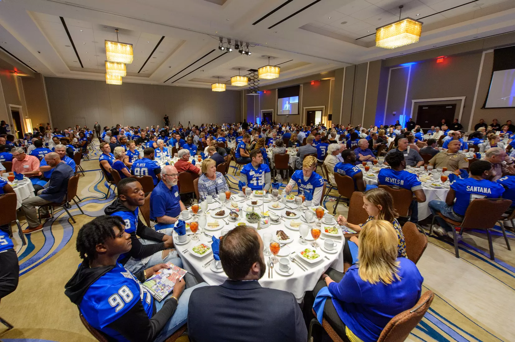 Football kickoff luncheon