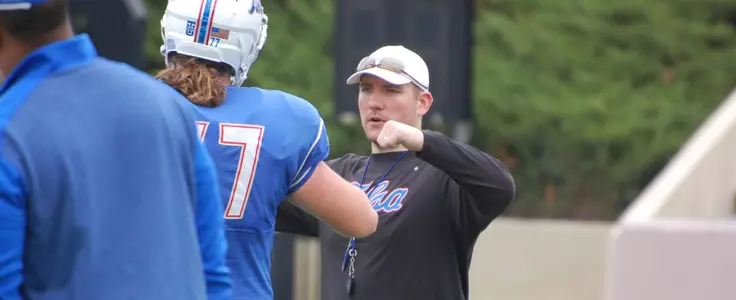 Mike Bloesch at practice