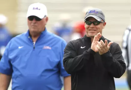 Philip Montgomery and Bill Young
2015 Spring Football Game
April 18, 2015