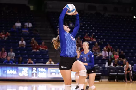volleyball player hitting a volleyball