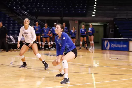 volleyball player hitting a volleyball