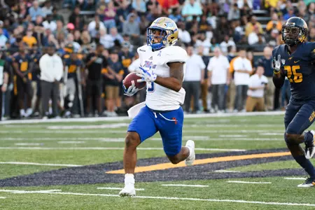 Shamari Brooks running the football