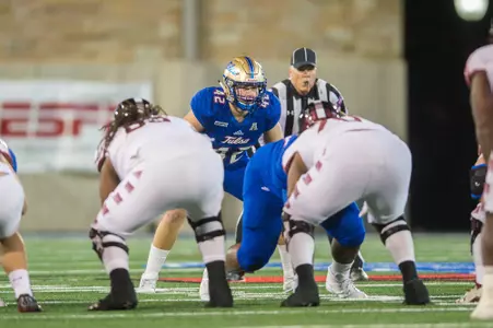 Temple vs TU -  BRETT ROJO/For the University of Tulsa