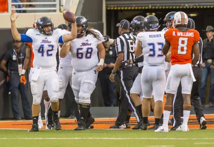 Thursday, August 31, 2017  Tulsa, OK
Univ. of Tulsa - Oklahoma State Univ. football
Photos by Erik Campos