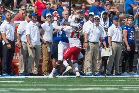 Tulsa's wide receiver Justin Hobbs (29) - New Mexico vs TU - BRETT ROJO/For the University of Tulsa