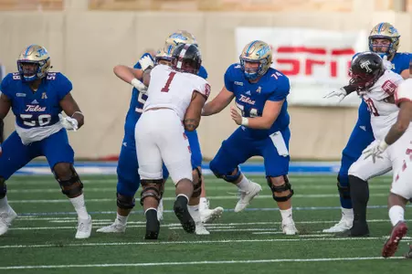 Temple vs TU - BRETT ROJO/For the University of Tulsa