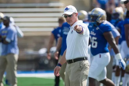 Tulsa's head coach Philip Montgomery - New Mexico vs TU -  BRETT ROJO/For the University of Tulsa