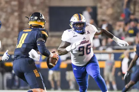 TOLEDO, OH - SEPTEMBER 16:  during the Toledo Rockets versus Tulsa Golden Hurricanes game on Saturday September 16, 2017 at Glass Bowl Stadium in Toledo, OH. (Photo by Steven King/Icon Sportswire)