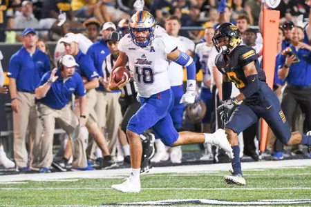 TOLEDO, OH - SEPTEMBER 16:  during the Toledo Rockets versus Tulsa Golden Hurricanes game on Saturday September 16, 2017 at Glass Bowl Stadium in Toledo, OH. (Photo by Steven King/Icon Sportswire)