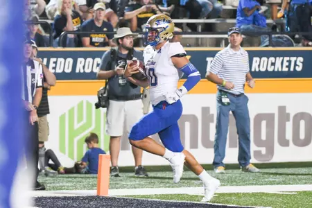 TOLEDO, OH - SEPTEMBER 16:  during the Toledo Rockets versus Tulsa Golden Hurricanes game on Saturday September 16, 2017 at Glass Bowl Stadium in Toledo, OH. (Photo by Steven King/Icon Sportswire)