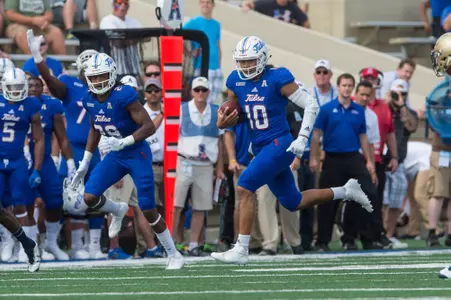 at H.A. Chapman Stadium in Tulsa, OK on 9/30/17.  BRETT ROJO/For the Tulsa World