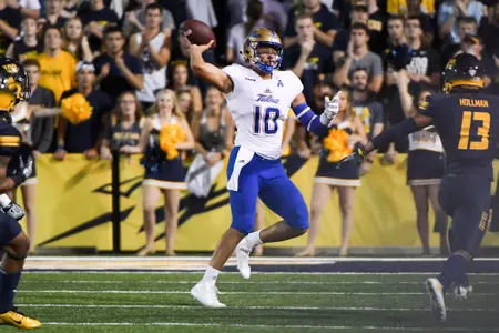 Chad President throwing the football