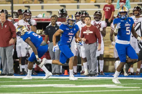 Temple vs TU -  BRETT ROJO/For the University of Tulsa