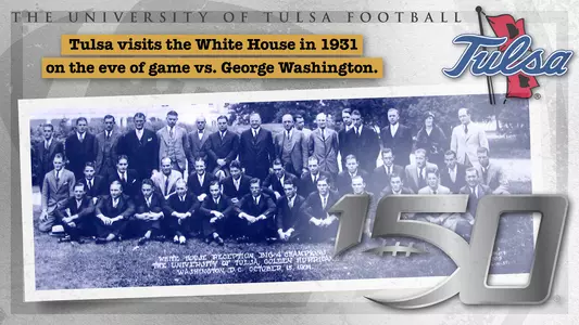 Tulsa football visited the White House in 1931