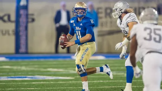Zach Smith preparing to throw