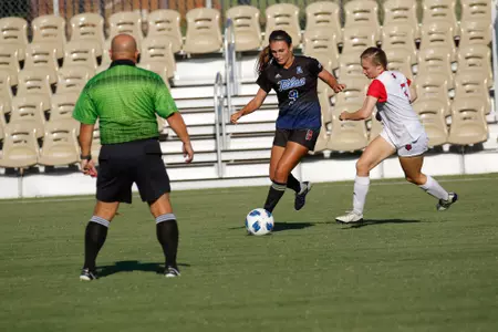 Gabriella Borboa playing soccer