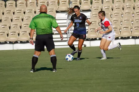 Gabriella Borboa playing soccer